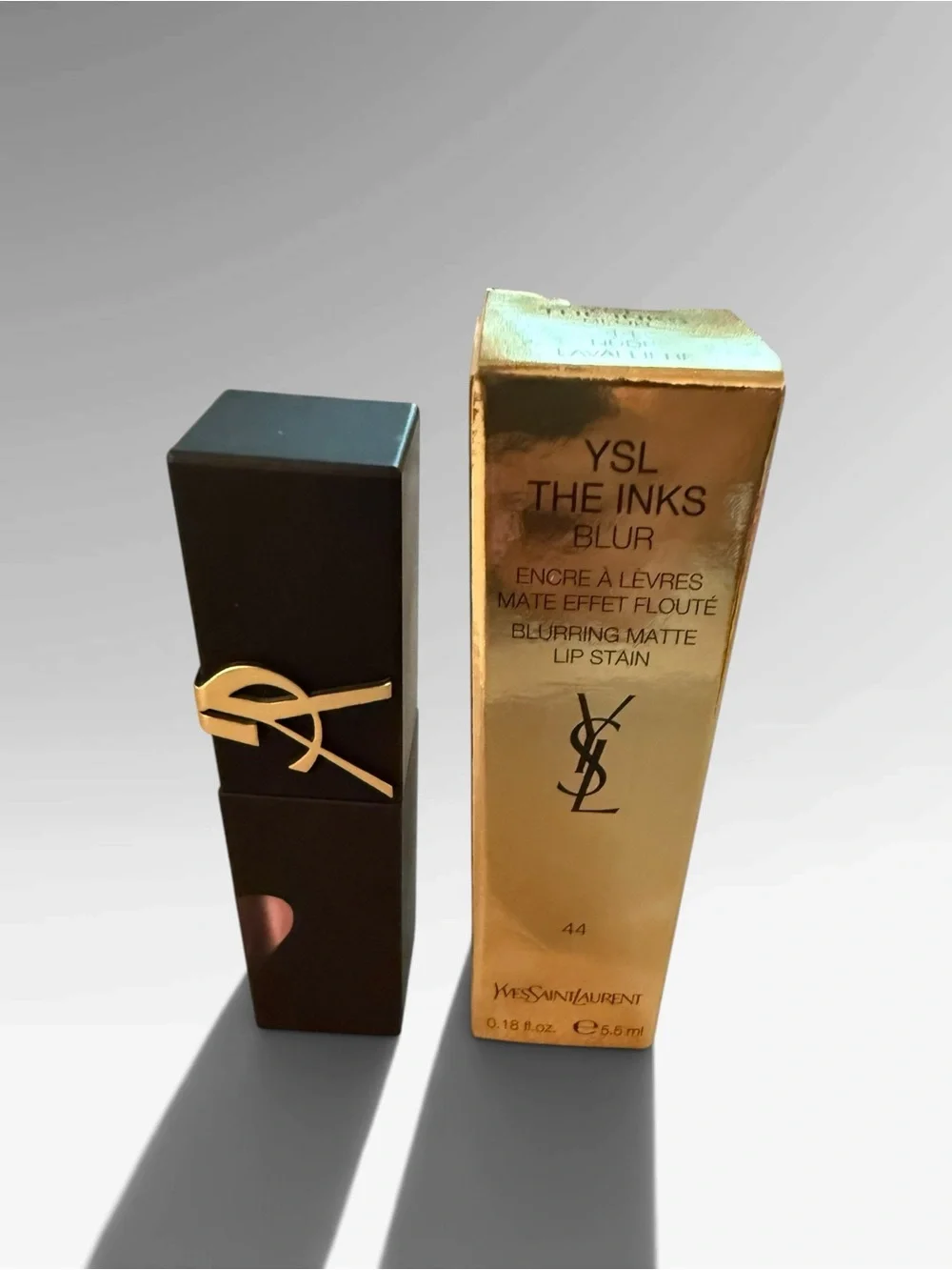 YSL Blurring Matte Liquid Lip Stain – Shade 44 Nude Lavallière 💄